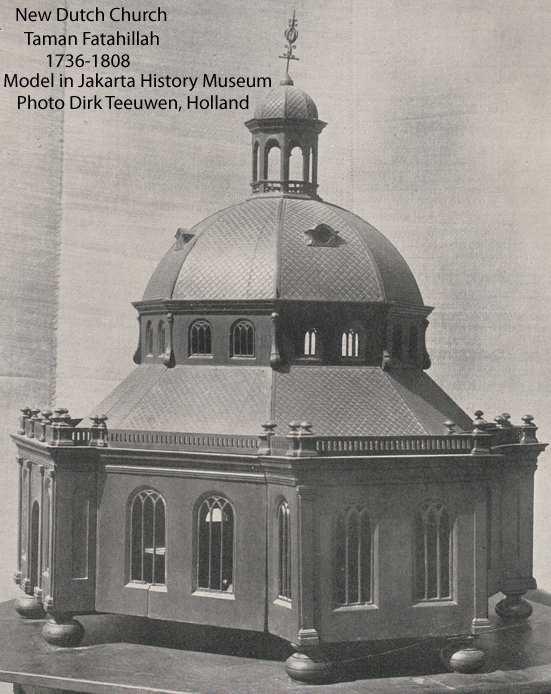 3. A model of the New Protestant Church, once on Taman Fatahillah, 1736-1808