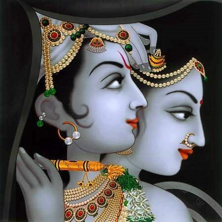 Krishna Himself incarnated as Radha The Leelas of Radha and Krishna are visible in Brindavan.