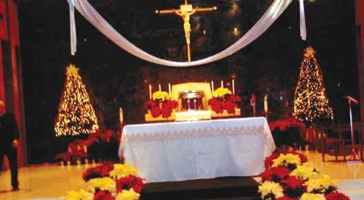 St. Peter Catholic Church Church Decorating Committee Creat When attending at Mass during the Christmas season, it s impossible not to notice the beautiful flowers and decorations that adorn the