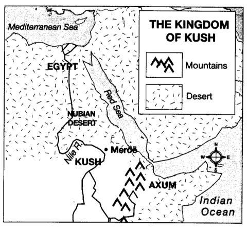 Case Study III: Nubians (Chapter 4, Section 1, pages 83-87) Kush was the first kingdom to appear in sub- Saharan Africa. For centuries, the Nubian kingdom of Kush traded with Egypt.