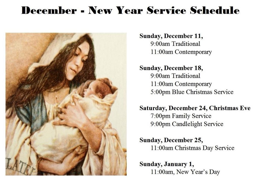 Candlelight Service 9:00 PM Candlelight Service  31, New Year