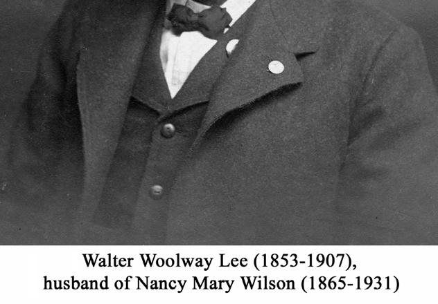 Lee (husband of Nancy's sister Marie Antoinette Wilson) 