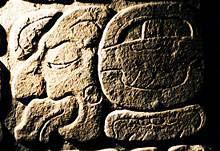 The bird which appears as the last part of the name is the same as that in the Palenque emblem glyph (compare Figure 91 with Figure 92a).