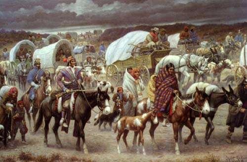 Indian Policy Congress passed Indian Removal act in 1830 Moves all Indians west of Mississippi Cherokee Nation vs.