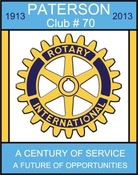 VOICE IN PATERSON NEWSLETTER THE PATERSON ROTARY CLUB #70 100 Hamilton Plaza Suite 1201 Paterson, New Jersey 07505