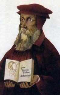 Unit 2.1 - The Catholic Church in the Late Middle Ages 1. John Wycliffe 2. John Huss 5. The Pope with Cardinals and Kings in about 1360. 3. Savanarola 4. Martin Luther 1.