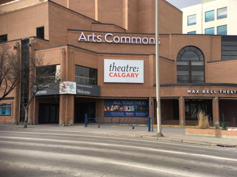 About the Max Bell Theatre and Arts Commons You can get to Arts Commons by transit, with the C-Train LRT City