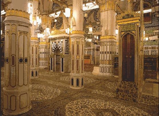 Prayer: The Mosque Mosques do not contain statues or images Calligraphy and arabesque geometric designs beautify the mosque interior There are no seats