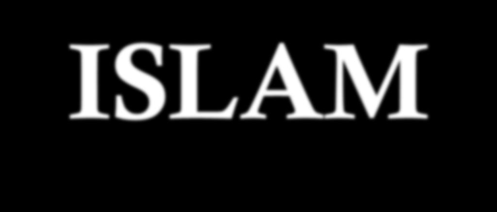 ISLAM Islam is the name of the religion. The root of the word Islam comes from SILM or SALAM which means peace.