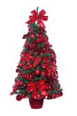 We have a wide range of standard pre-decorated trees, including two-toned traditional designs such as red and gold.