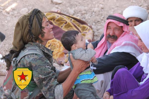 defence in West and South Kurdistan are not just struggling for Kurdish women and Kurds, nor just for the women and peoples of the Middle East, but for women and people who are struggling for