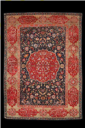 KASHAN had a well established silk rug industry as early as the 17th century and their patterns have not changed much since that time.