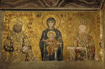 The Age of Justinian Built the church of Hagia Sophia