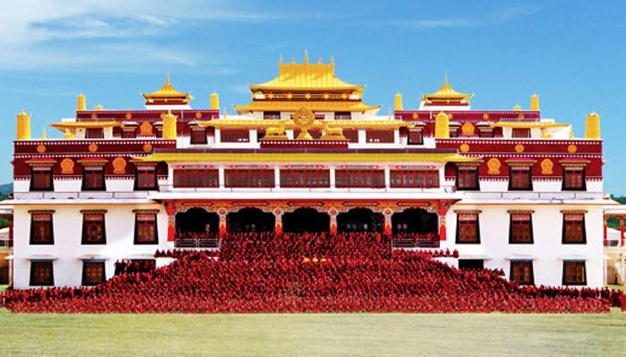 This is the largest monastery in the world and once housed 10,000 monks and nuns. It was built in 1419 and the second, third and fourth Dalai Lamas lived and were entombed here.