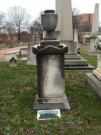 Grave of Jane Stanard in Shockoe Hill Cemetery, Richmond, Virginia.