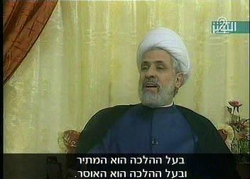 April 29, 2007 Intelligence and Terrorism Information Center at the Israel Intelligence Heritage & Commemoration Center (IICC) In an interview granted to an Iranian TV channel, Sheikh Naim Qassem,