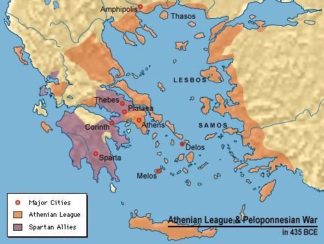 For decades after the Persian Wars, tension built between Athens and its allies and Sparta and it allies.