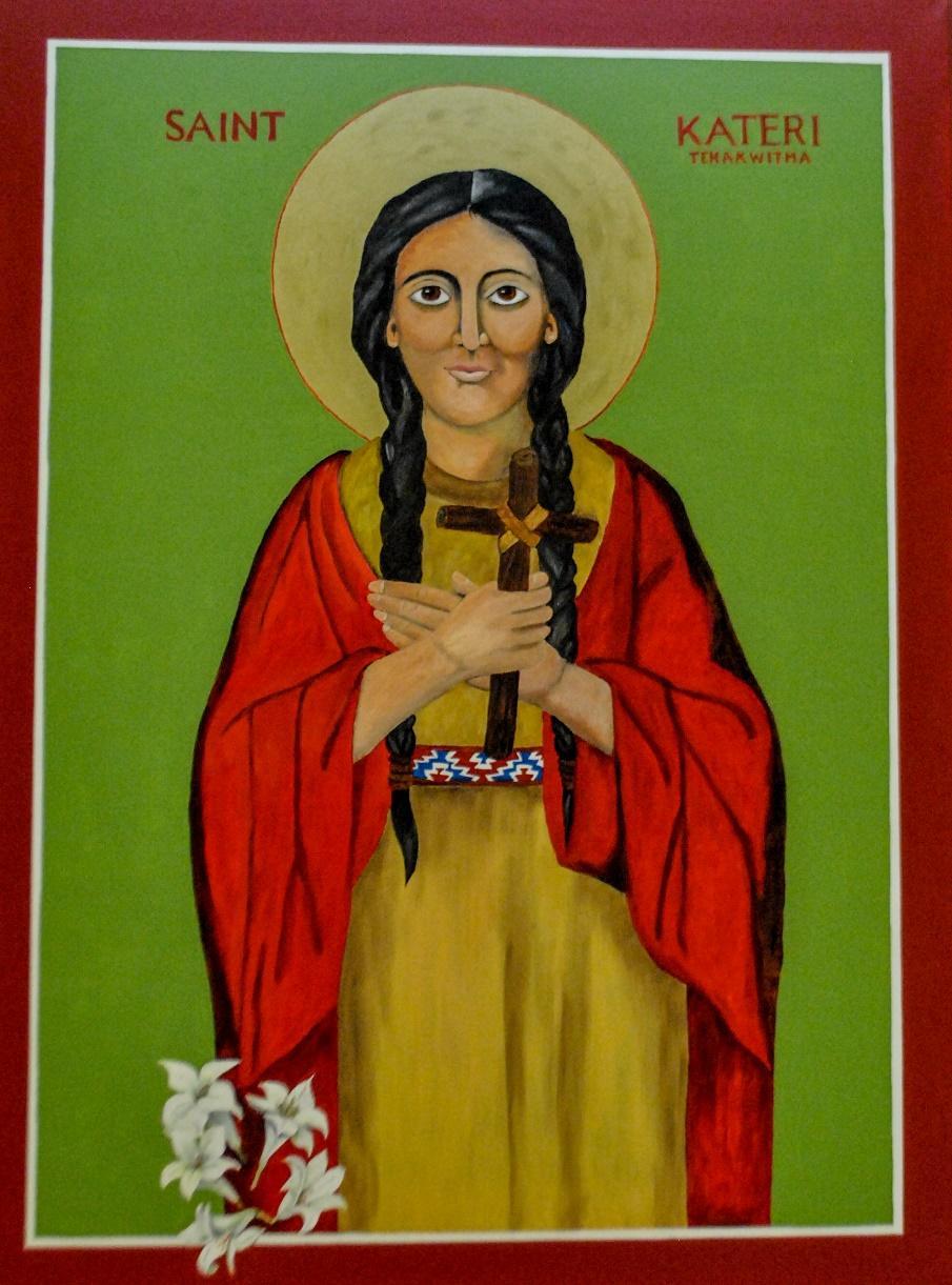 Shrine of Saint Kateri Tekakwitha, "Lily of the Mohawks" Classroom Two Kateri Tekakwitha (1656-1680) was born into the Algonquin people, where her mother had been baptized, but later carried off and