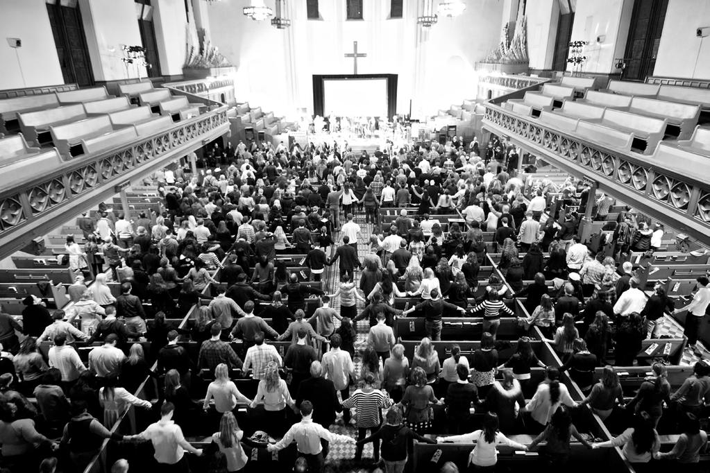 CITYWIDE GATHERINGS Critical to the city parish model is the practice of gathering all the congregations together for nights of worship, celebration, and intercession for the city at large.