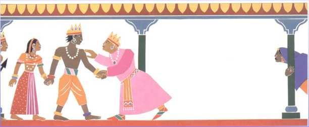 The story of Rama and Sita A good man, called Rama, was married to