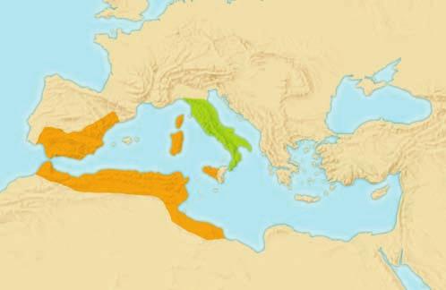 Rome Expands Rome slowly destroyed the Carthaginian Empire and took control of the entire Mediterranean region.