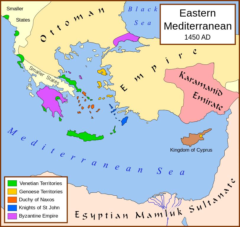 With the Beylik of Germiyanoğulları, one of the most powerful in Anatolia, to the east, Osman s options for expansion were limited to the Byzantine Empire, still weakened from the Fourth Crusade a