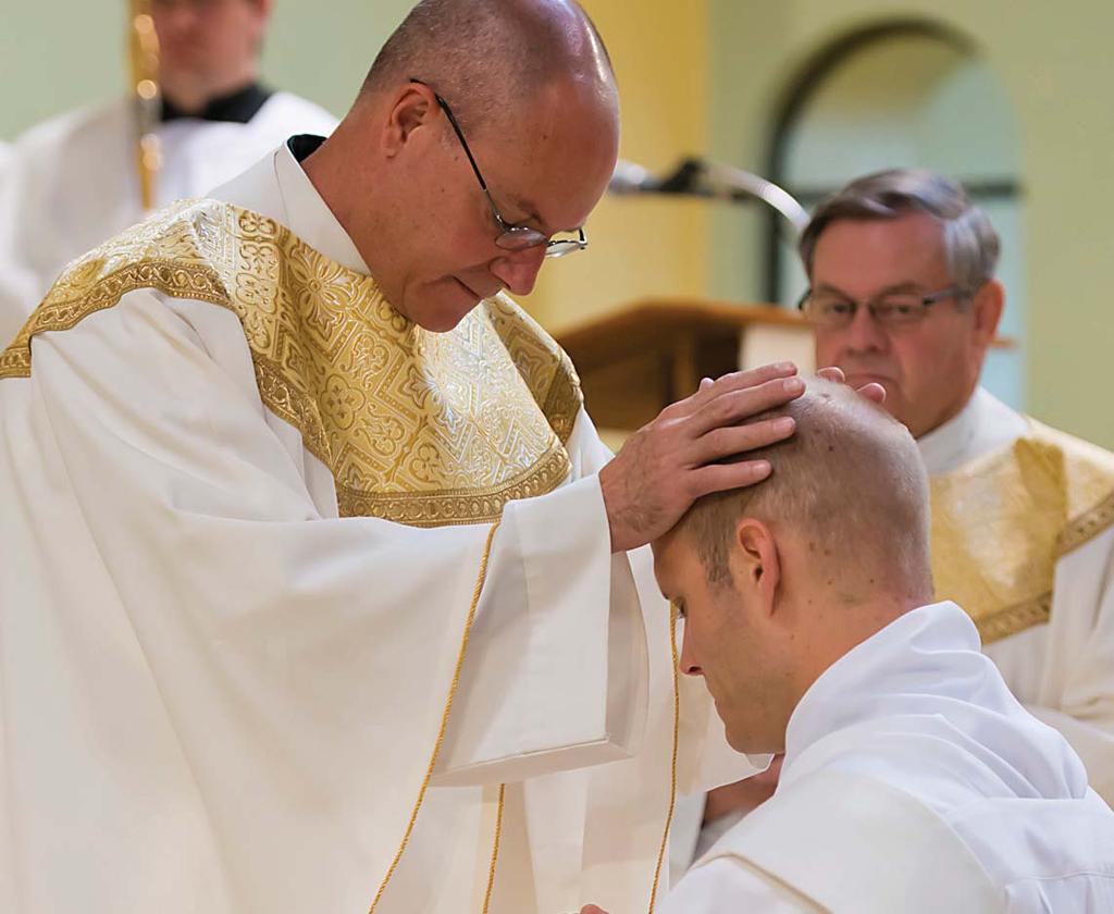 67 Total number of Diocesan priests (active, retired, on leave) 55 Average age of active priests in the Diocese BY THE Numbers (as of June 2016) $1,300 Monthly benefit paid to retired priests $1,600