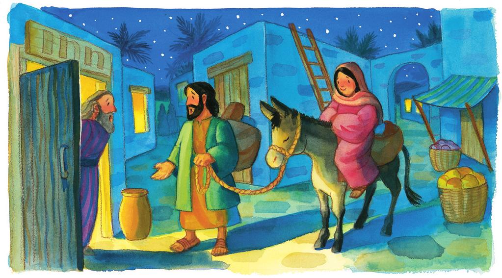 December 17 Innkeeper She... wrapped Him in swaddling cloths and laid Him in a manger, because there was no place for them in the inn. Luke 2:7 Have you ever been on a really long car ride?