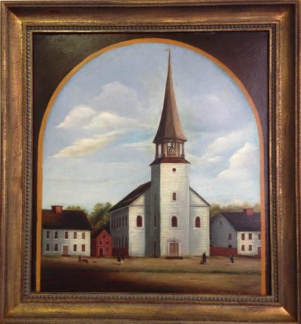 attrib. to William Giles Munson, Collection of Trinity Church, oil on wood board, c.