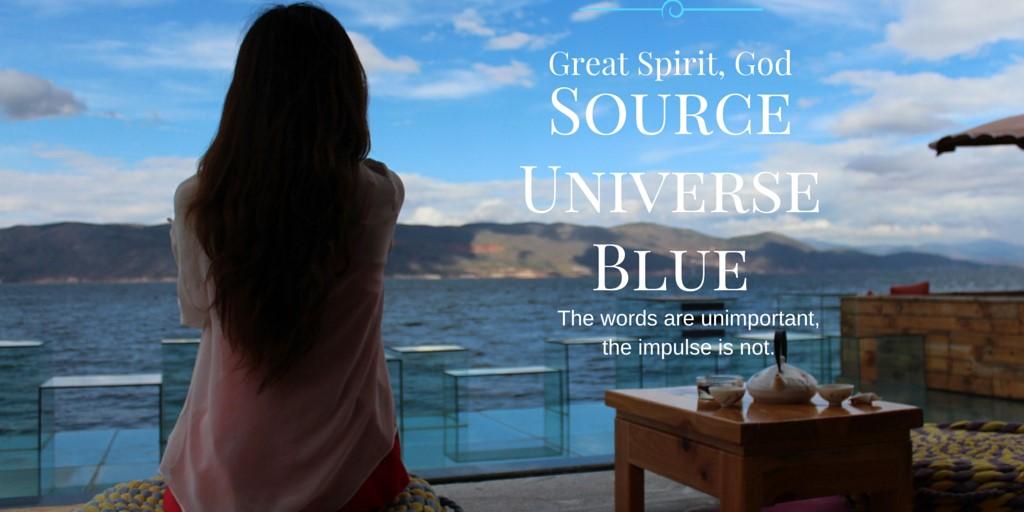 Once when spending a weekend meditating with the Ishaya monks, I heard a woman use the word BLUE when speaking of a