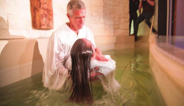 Baptism is one of the ways we tell others we are a Christian. I can be baptized when I trust in Jesus Christ alone for the forgiveness of my sins.