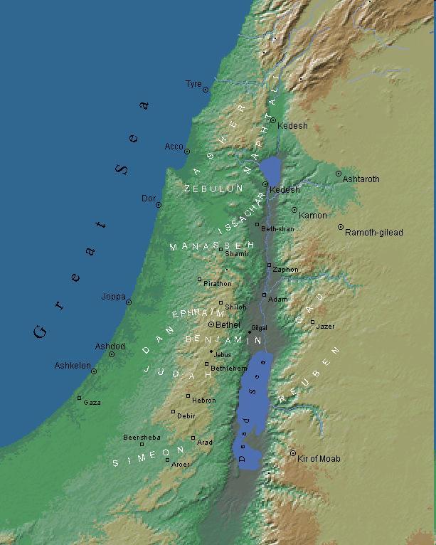 The book of Maps Elijah and the prophets of Baal on Mount Carmel