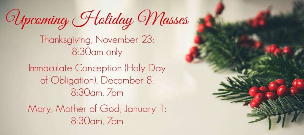 Others ways to get involved with this ministry include: Register Gifts before and after masses Gift Delivery on Sunday, December 10 (visit this link to sign up: http://bit.