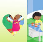 TalkTime Activity Page Bible, Lesson 1 TalkTime activity page and sticker page for