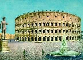 The walls were 160 ft. tall. The Colosseum had 80 entrances at the base of the building.