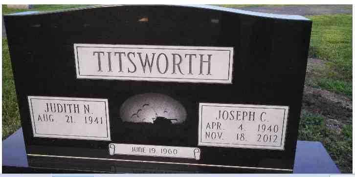 Joe Titsworth, husband to Judy Starkweather Thought I could find some record of Arabia M.