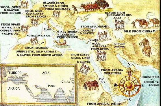 The expansion of the Roman Empire called for a network of roads