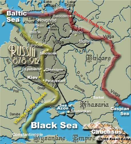 Late 8 th Century: Vikings attacked Slavic villages south of the Baltic Sea Kievan Rus Vikings dominated the area
