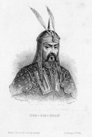 Genghiz Khan Conquered China in early 1200s Mongol Empire Kublai Khan Extended Mongol control over most of Asia, Russia and eastern