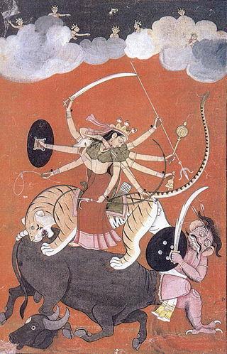 Unknown to Vedic literature, Durga, appears in the middle ages.