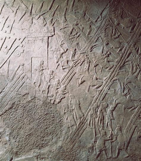 Assyrian Forces Besieging a City (Image Analysis) thinking about TRADITIONS The Invention of Politics Mesopotamians conducted some of the world's first experiments in organizing sustainable