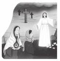 Fold the StoryBoard back so children see Panel 1, which shows two women and an angel. Say: We ll hear a special Bible story today.