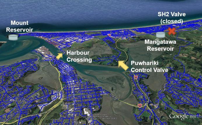 Both reservoirs are in the Mount Maunganui system.