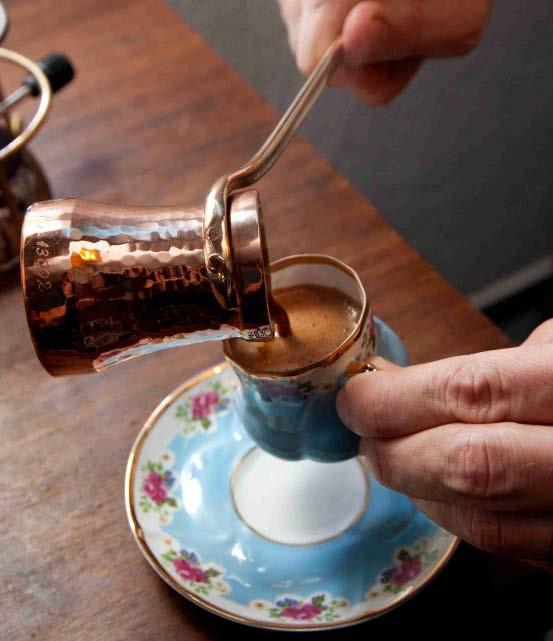 They include the Hora and dances incorporating the Yemenite step. Turkish coffee houses continue their role in society as a meeting place.