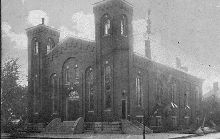 This church also fell to fire in 1965. First Christian Church ultimately relocated outside of downtown Danville at 555 East Lexington Avenue.