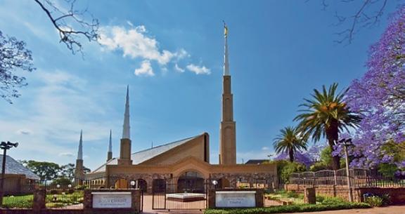 He expressed heartfelt gratitude for the privilege of being sealed for time and all eternity to his parents and family in the Johannesburg South Africa Temple.