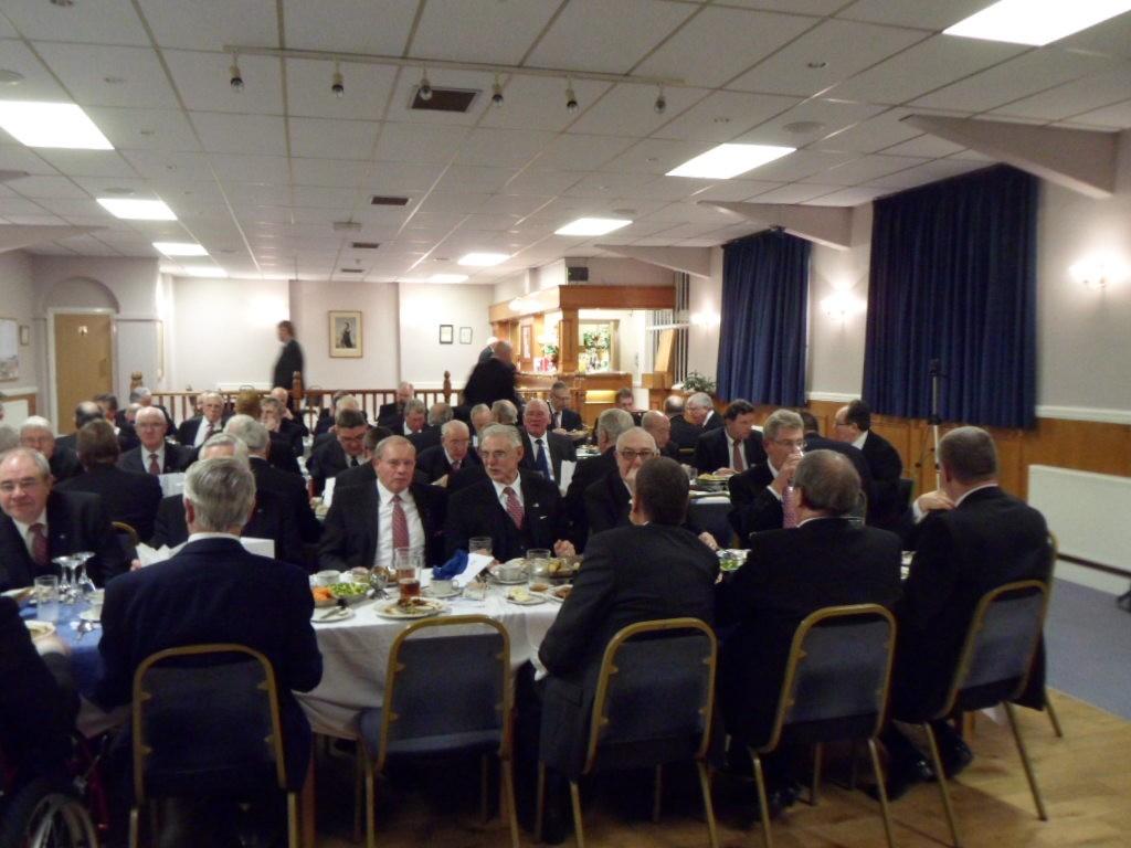Deputation. The PGM was then treated to an explanation of the 1st Degree Tracing Board, presented by a number of the Junior Brethren of the Lodge.