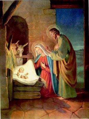 3rd Joyful Mystery The Nativity "When the angels went away from them into Heaven, the shepherds said to one another, 'Let us go over to Bethlehem and see this thing that has happened, which the Lord