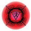1 ST CHAKRA ROOT CHAKRA - Location is base of spine colour red This chakra is associated with grounding and allows us to connect to the earths energies.