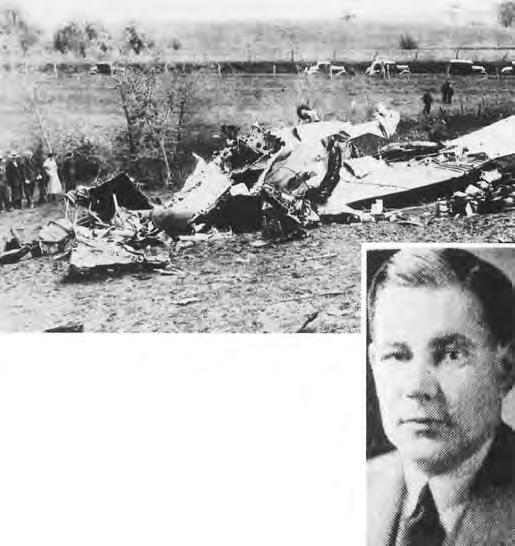 The crash of the TWA DC-2 (above) piloted by Harvey Bolton near Kirksville, Mo., on May 6, 1935, killed Sen.